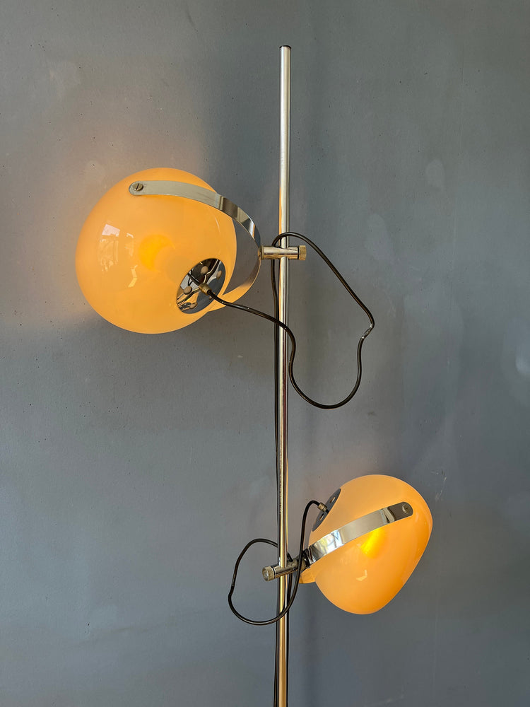 Vintage Dijkstra Mushroom Floor Lamp | Mid Century Modern Space Age Standing Light