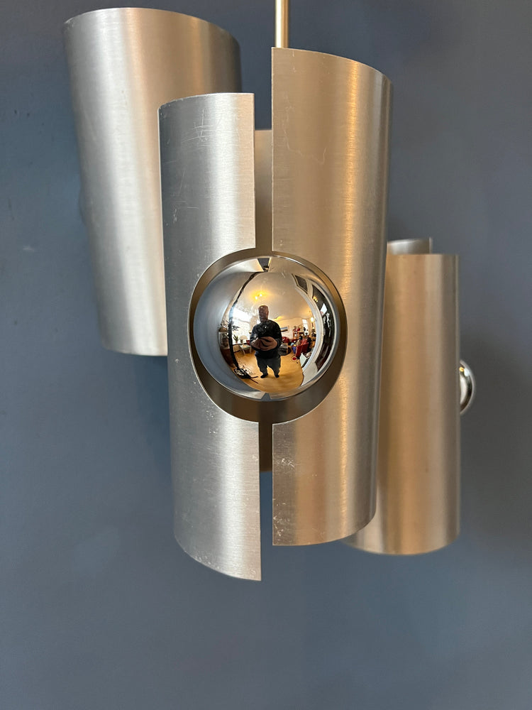 Vintage Space Age Chandelier Pendant Lamp by Raak