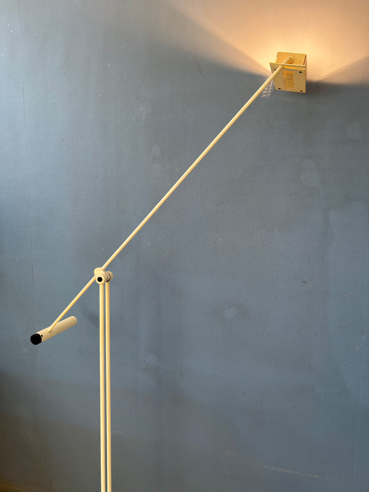 White Samurai Floor Lamp by Shigeaki Asahara for Stilnovo, 1970s