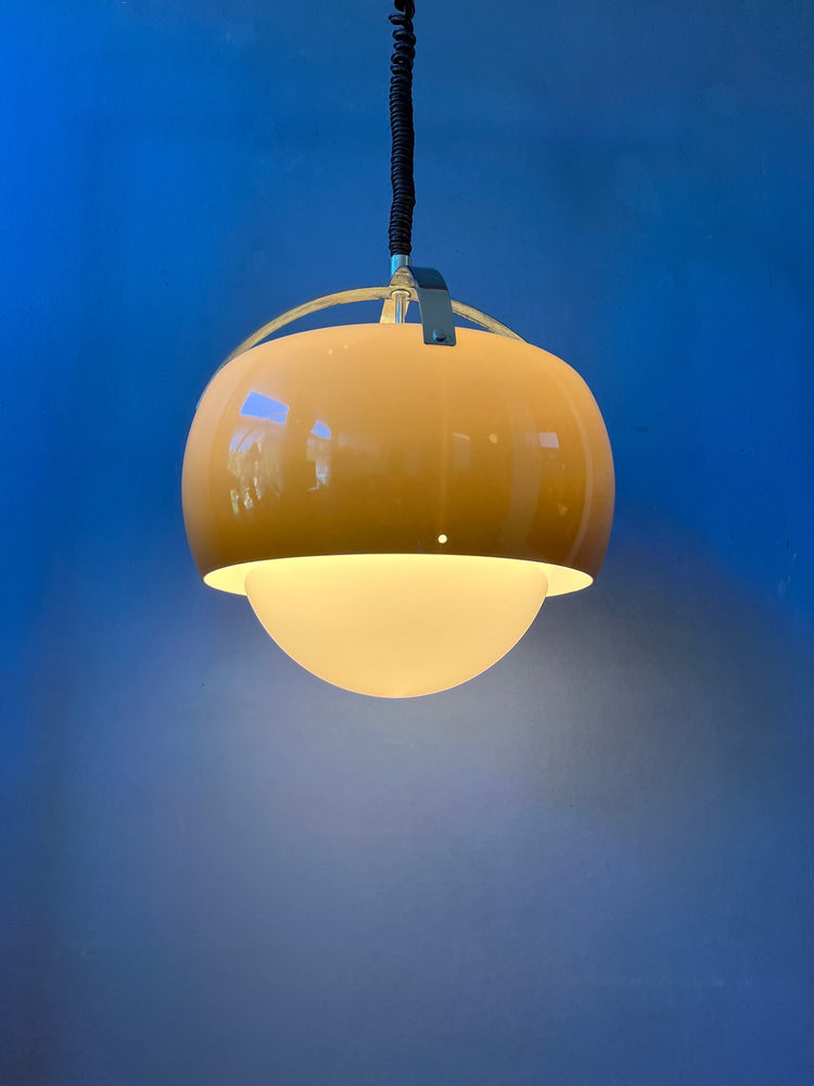 Vintage Tronconi Pendant Lamp / Space Age Light Fixture / Guzzini Style Lighting