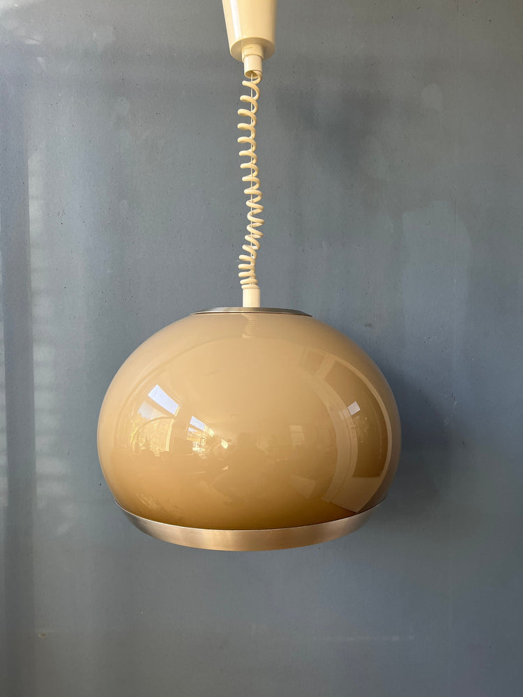 Vintage Dijkstra Pendant Lamp / Mid Century Space Age Light Fixture