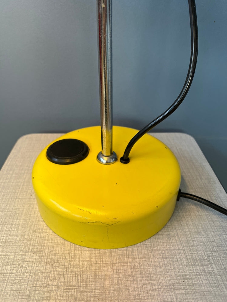 Yellow Vintage Fluorescent Desk Lamp