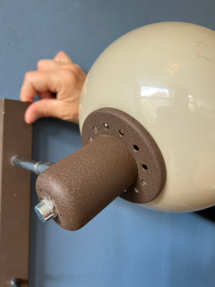 Mid Century Herda Mushroom Wall Lamp / Space Age Lighting / Vintage Retro Light