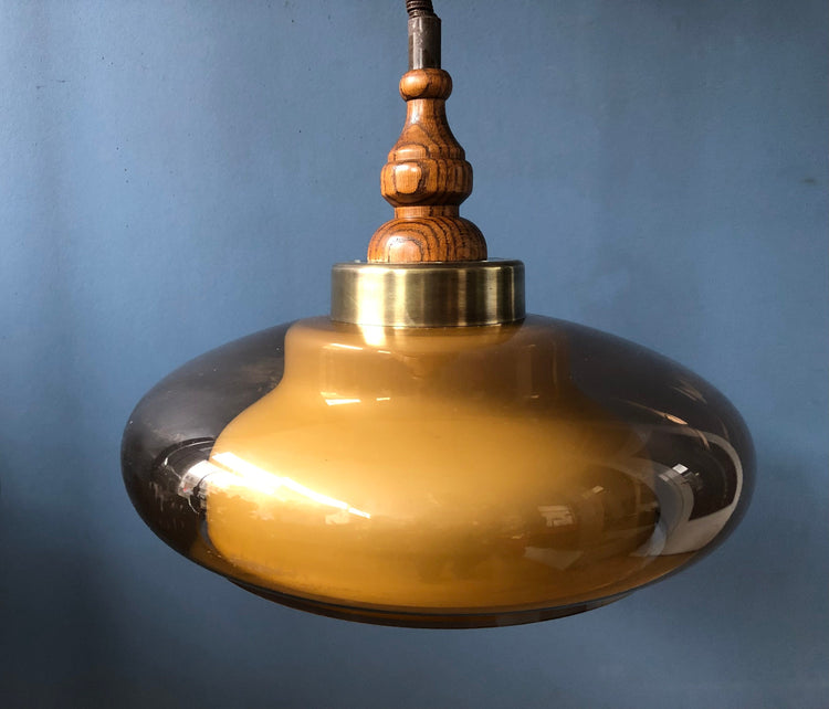 Vintage Herda Space Age Pendant / Mid Century Lamp