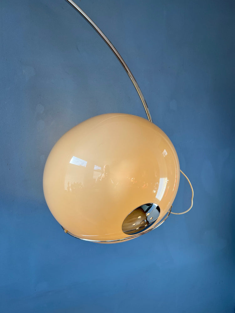 gepo lamp, mushroom lamp, space age floor lamp, arc light