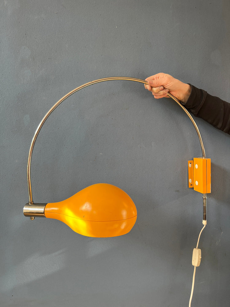 Yellow Temde Leuchten Arc Wall Lamp