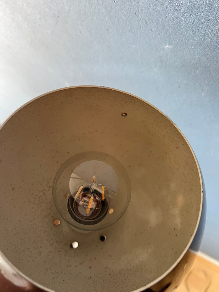 Space Age Eyeball Wall Light by Herda | Mid Century Lighting | Brown 70s Arc Lamp