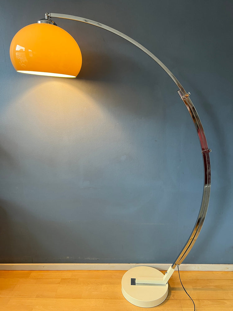Mid Century Goffredo Reggiani Space Age Arc Floor Lamp