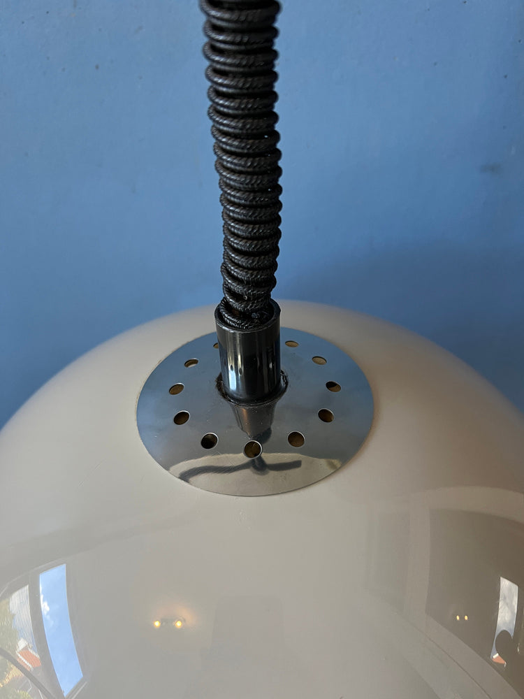Mid Century Dijkstra Pendant Lamp / 70s Space Age Light Fixture