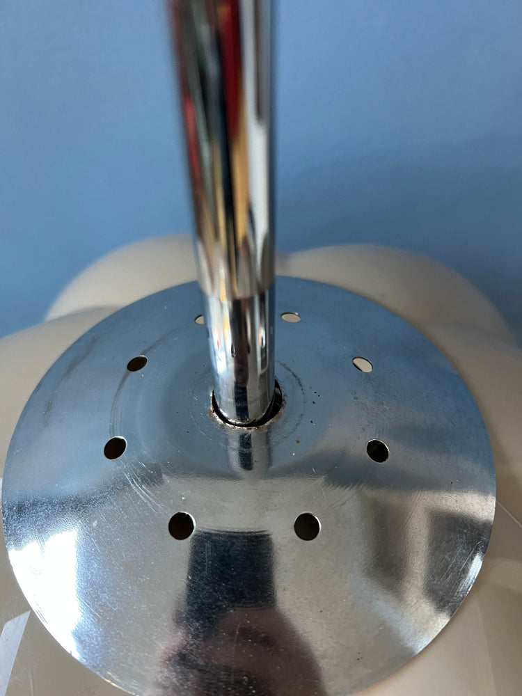 Vintage Dijkstra Space Age Flower Table Lamp | Mid Century Desk Light