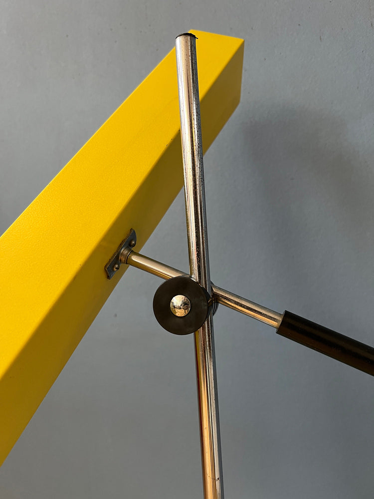 Yellow Vintage Fluorescent Desk Lamp