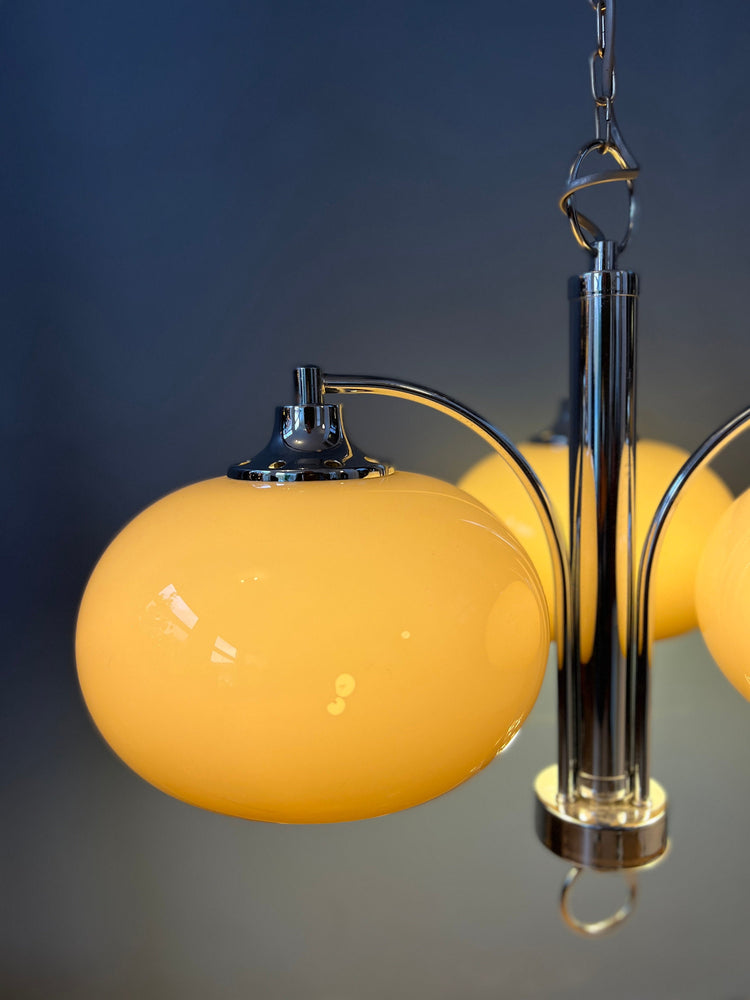 Vintage Dijkstra Space Age Pendant Light | Mid Century Modern Chandelier