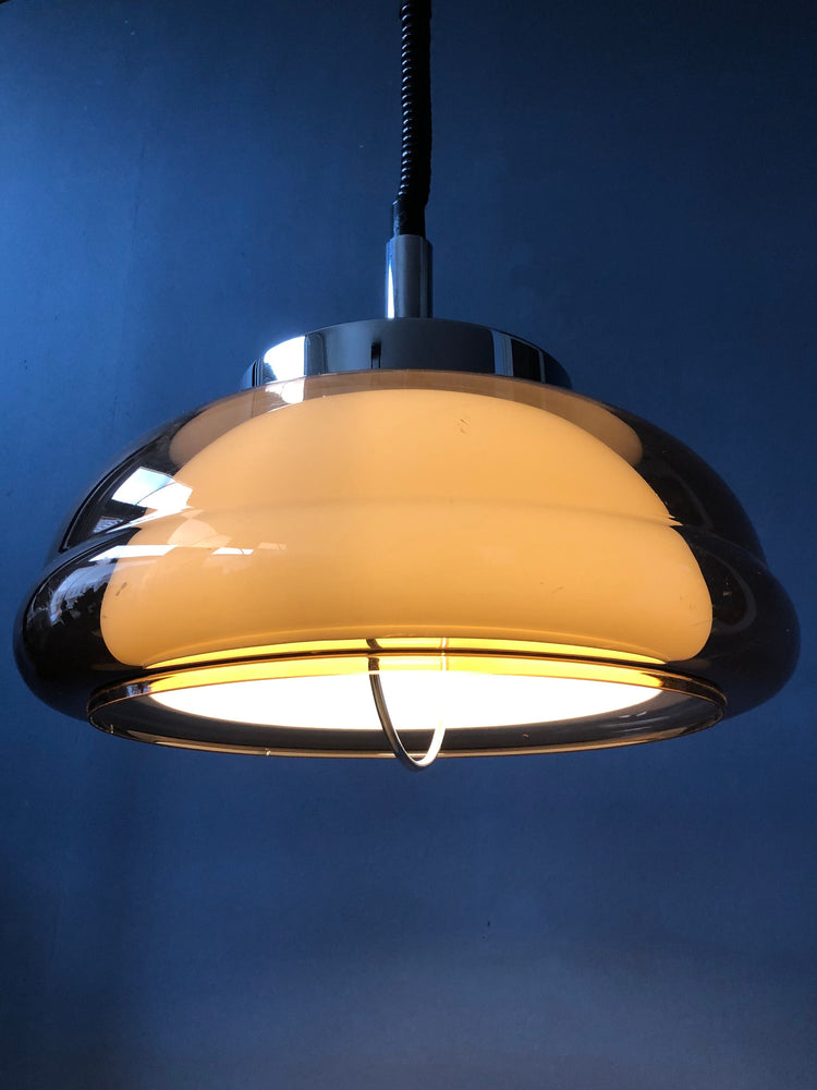 Vintage Herda Space Age Pendant / Mid Century Lamp