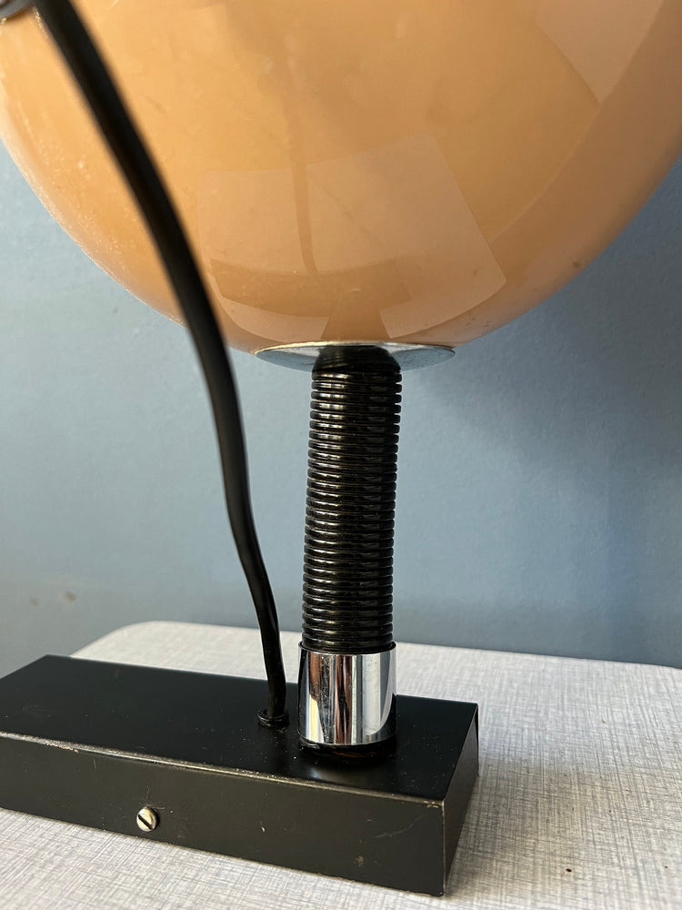 Vintage Koch and Lowy OMI Mushroom Wall Light | Space Age Sconce | Mid Century Modern 70s Lamp