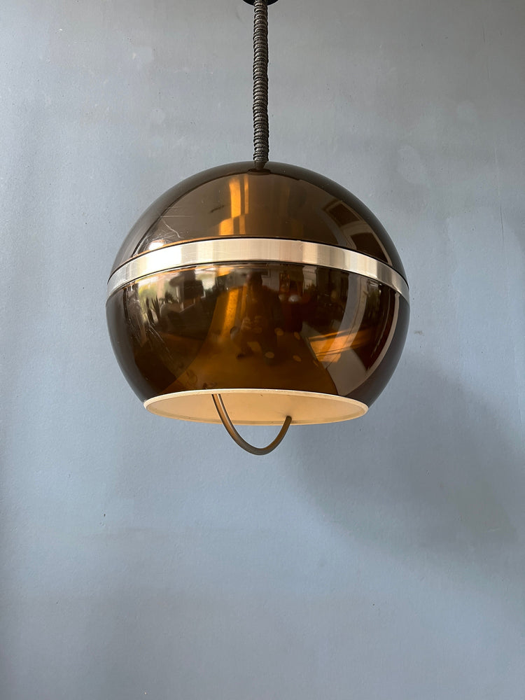Vintage Dijkstra 'Globe' Space Age Pendant Light / Mid Century Lamp / 70s / Guzzini Style