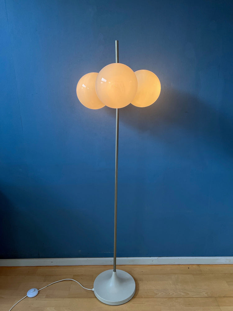 Vintage Sputnik Glass Floorlamp | Mid Century Lamp