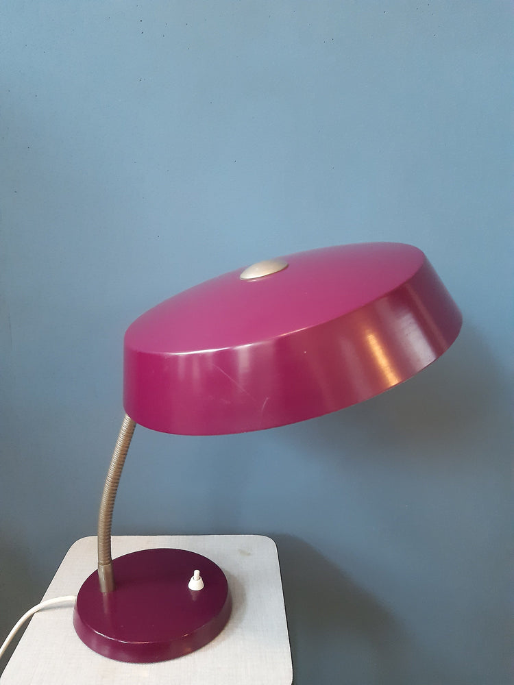 Vintage Philips Space Age Table Lamp / Mid Century Modern Desk Lamp