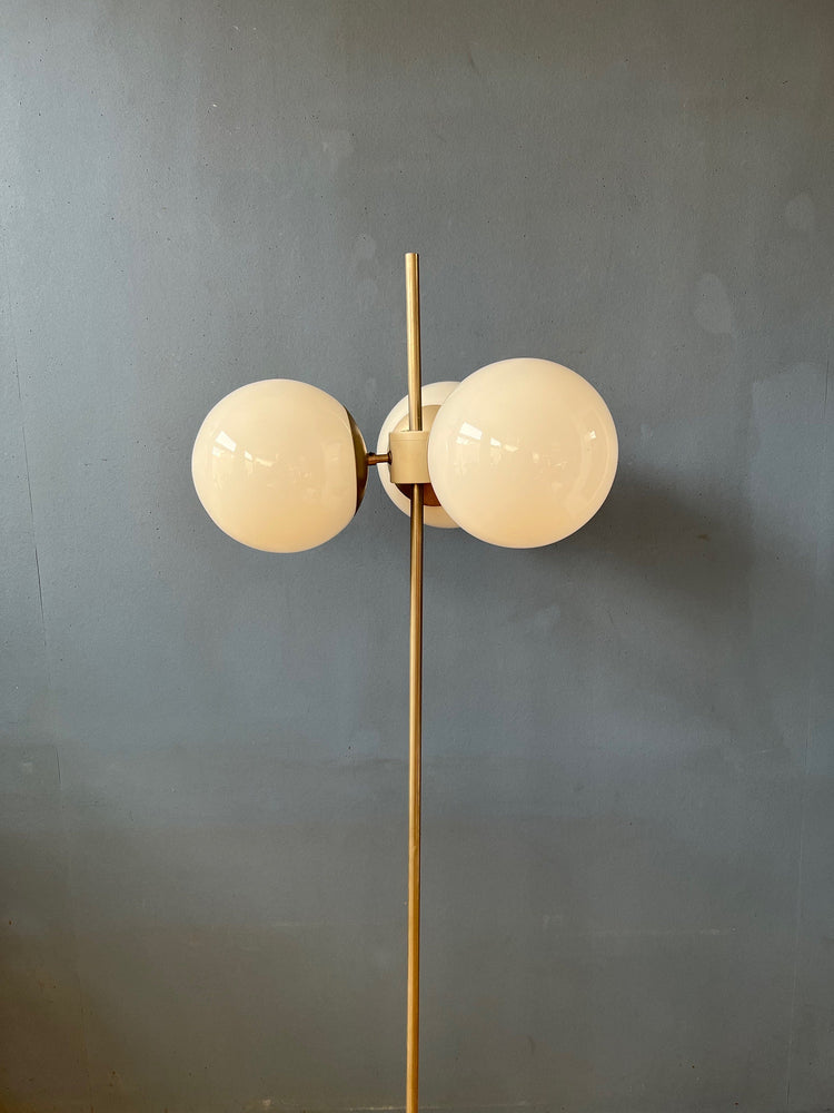 Vintage Sputnik Glass Floorlamp | Mid Century Lamp