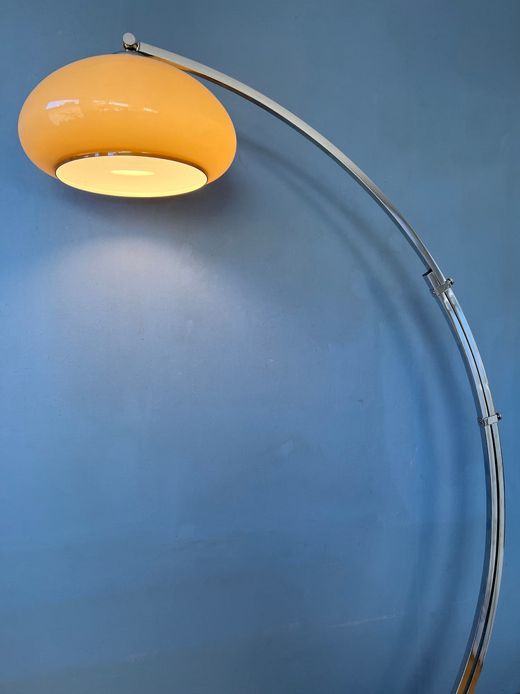Mid Century Goffredo Reggiani Space Age Arc Floor Lamp