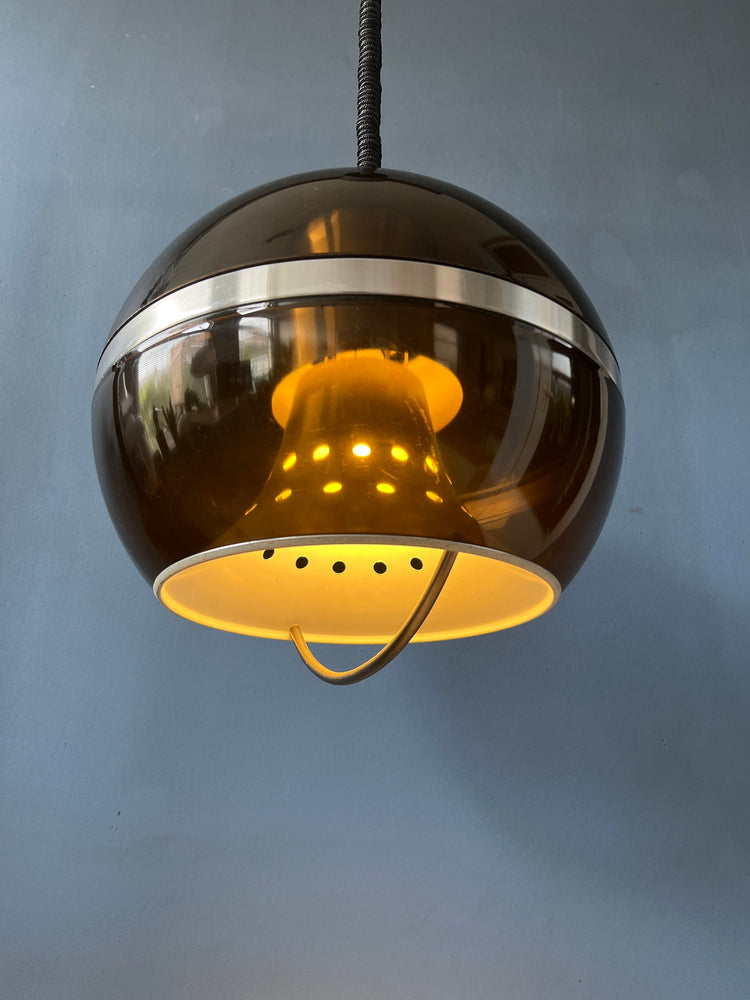 Vintage Dijkstra 'Globe' Space Age Pendant Light / Mid Century Lamp / 70s / Guzzini Style