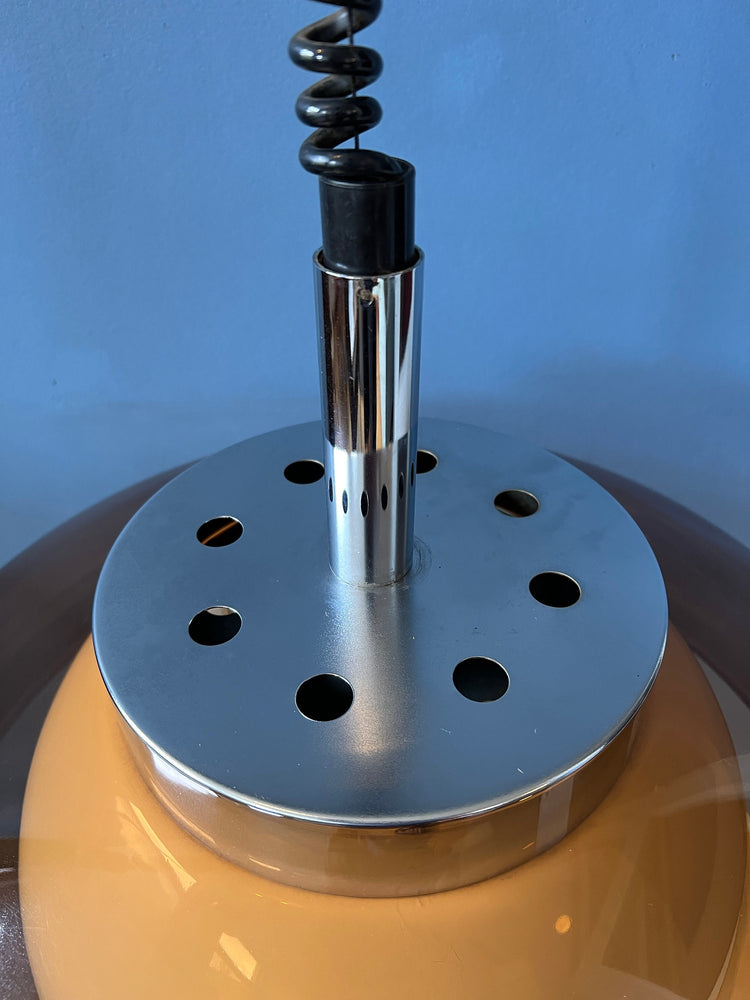 Vintage Herda Space Age Pendant / Mid Century Lighting / Guzzini Style Retro Lamp