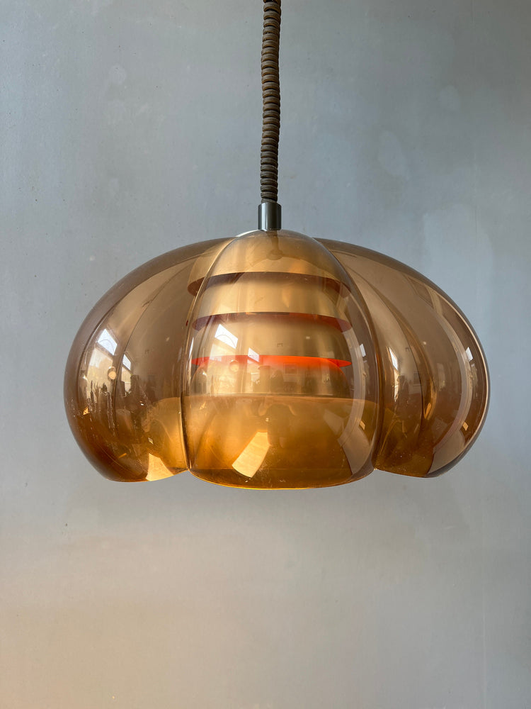 Space Age Herda Pendant | Mid Century Lamp | Vintage 70s Light