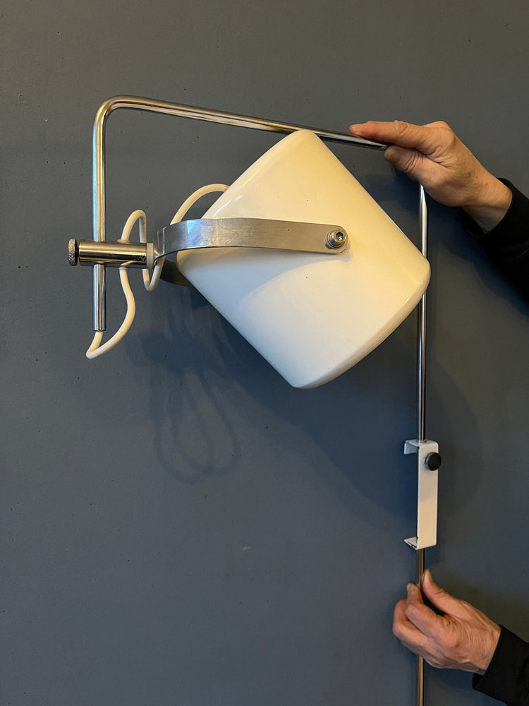 Vintage Anvia Swing Arm Space Age Wall Lamp by J.J.M. Hoogervorst