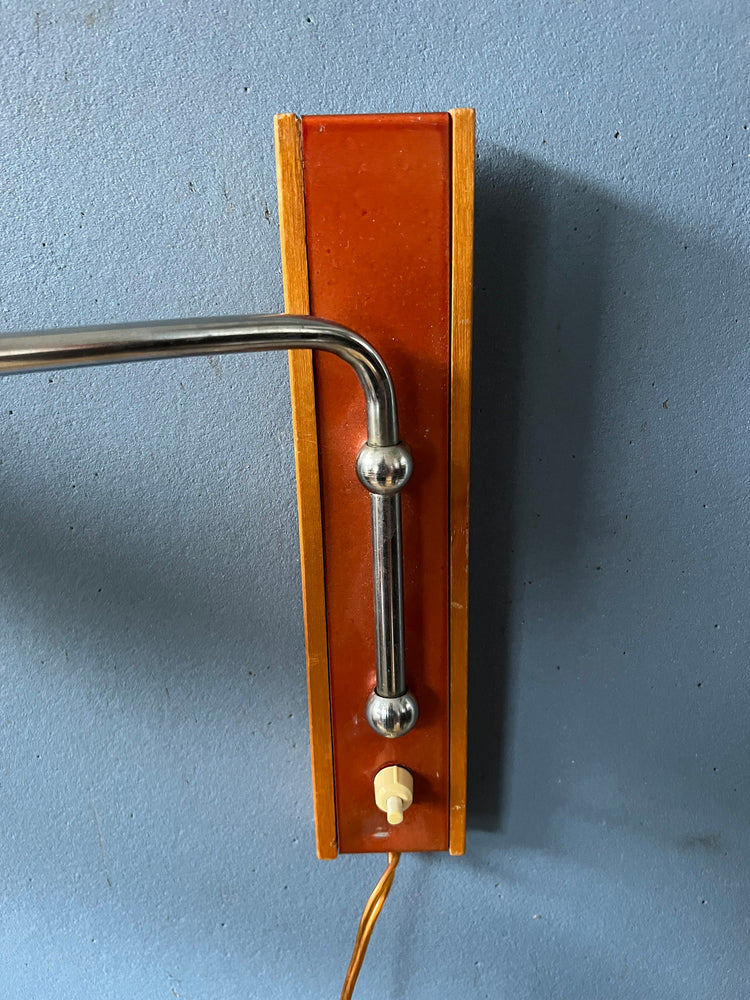 Vintage Lakro Swing-Arm Wall Lamp / Space Age Lamp / Mid Century Lamp