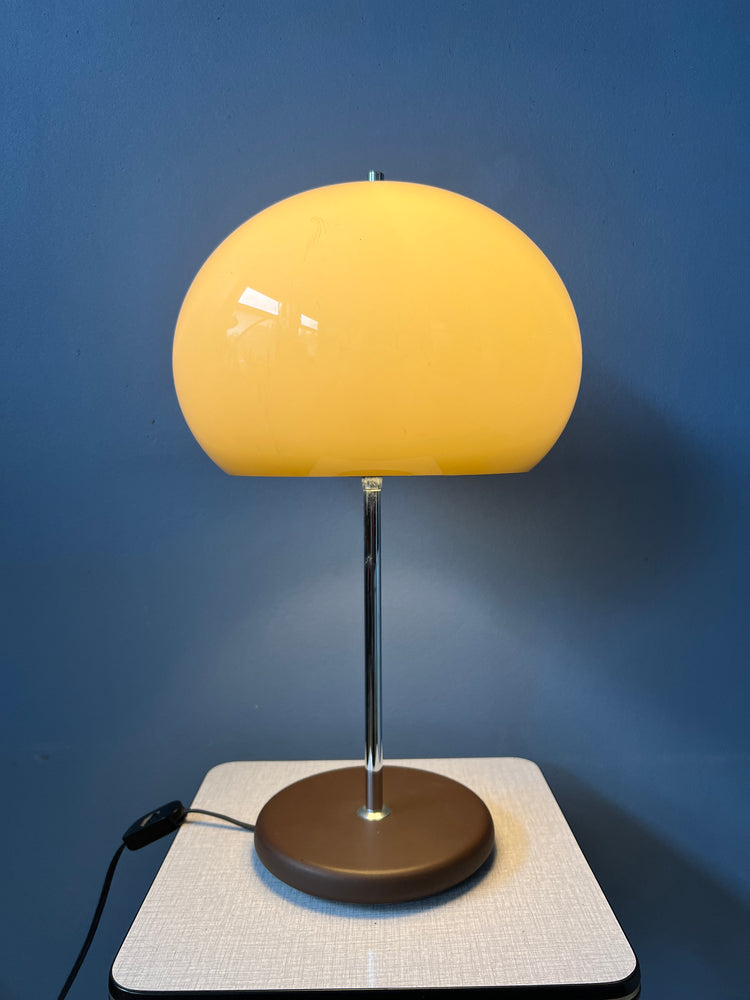 Vintage Dijkstra Mushroom Table Lamp | Mid Century Space Age Desk Lamp
