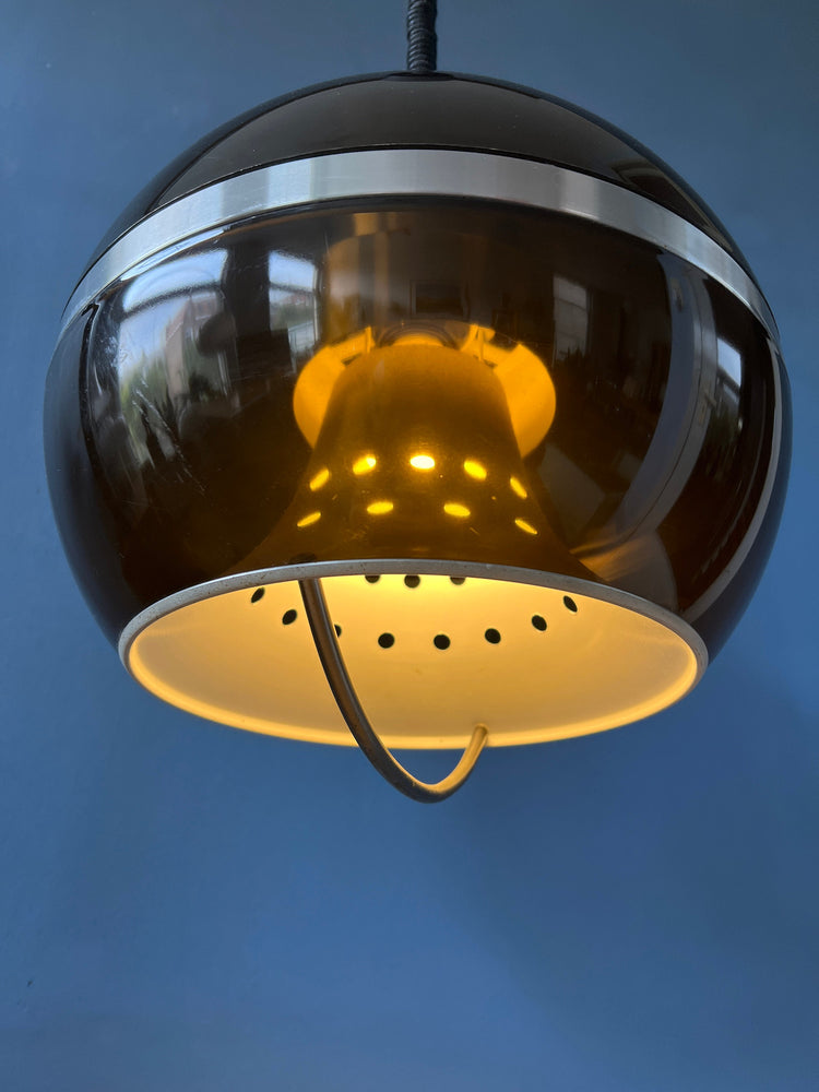 Vintage Dijkstra 'Globe' Space Age Pendant Light / Mid Century Lamp / 70s / Guzzini Style