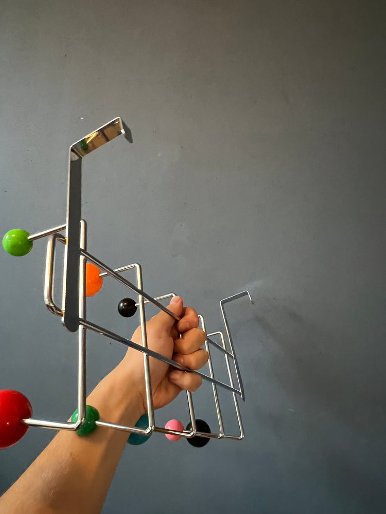 Vintage Coat Rack / Space Age Hat Rack