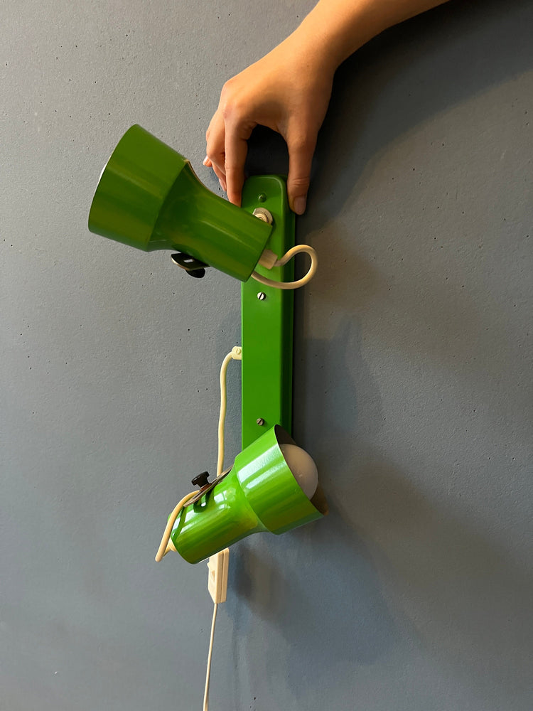 Vintage Green Space Age Wall Light