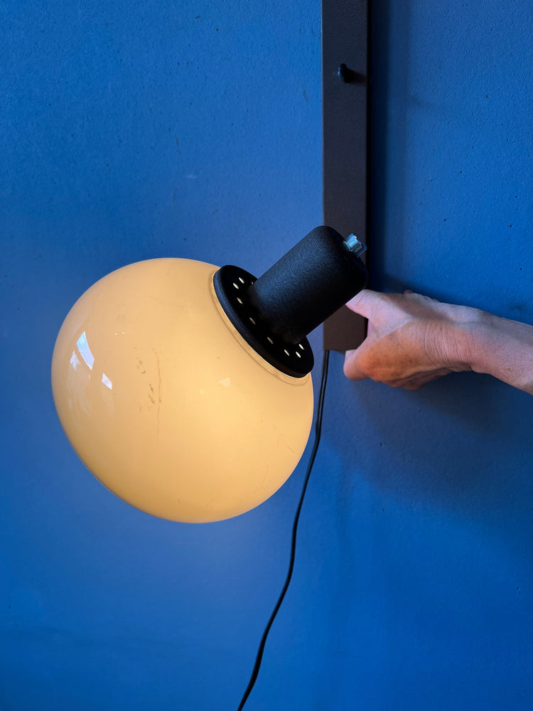 Mid Century Herda Mushroom Wall Lamp / Space Age Lighting / Vintage Retro Light