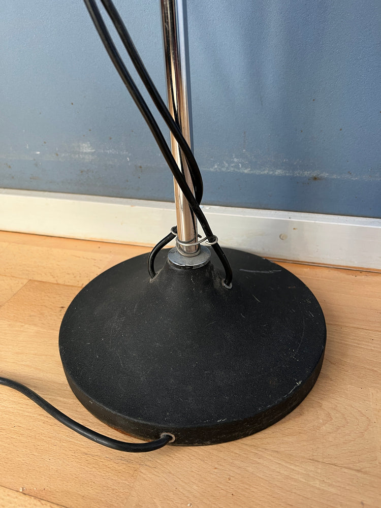 Yellow Vintage Herda Eyeball Floor Lamp | Vintage Space Age Standing Light
