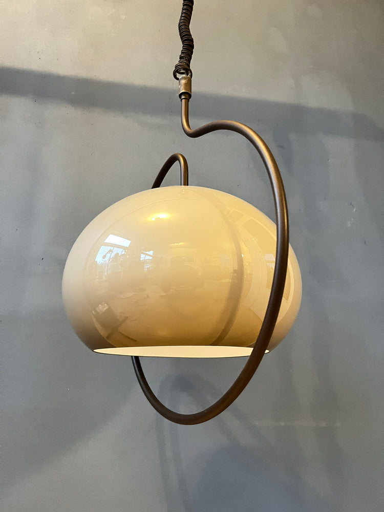 Mid Century Herda Mushroom Pendant Light | Space Age Lamp
