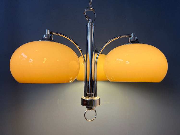 Vintage Dijkstra Space Age Pendant Light | Mid Century Modern Chandelier