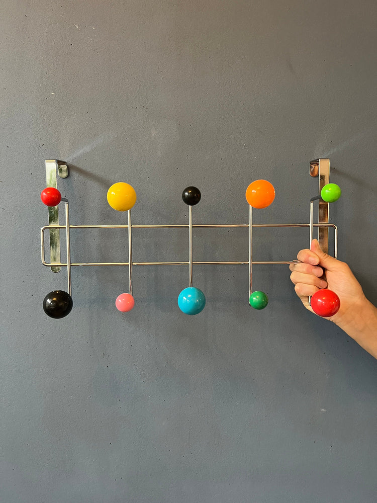 Vintage Coat Rack / Space Age Hat Rack