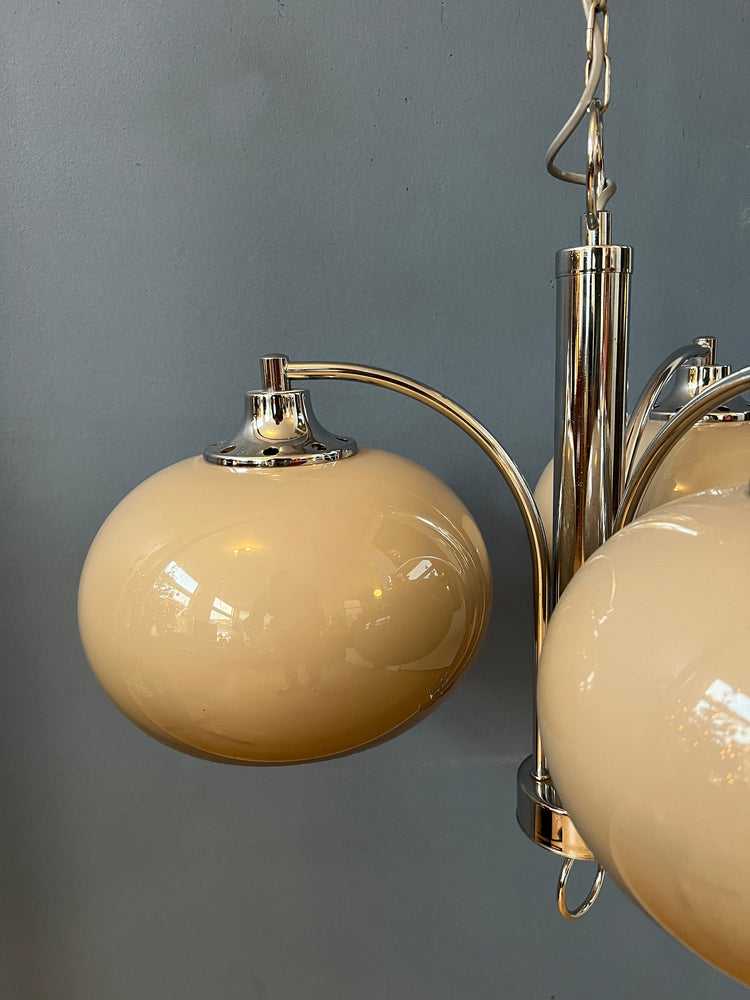 Vintage Dijkstra Space Age Pendant Light | Mid Century Modern Chandelier