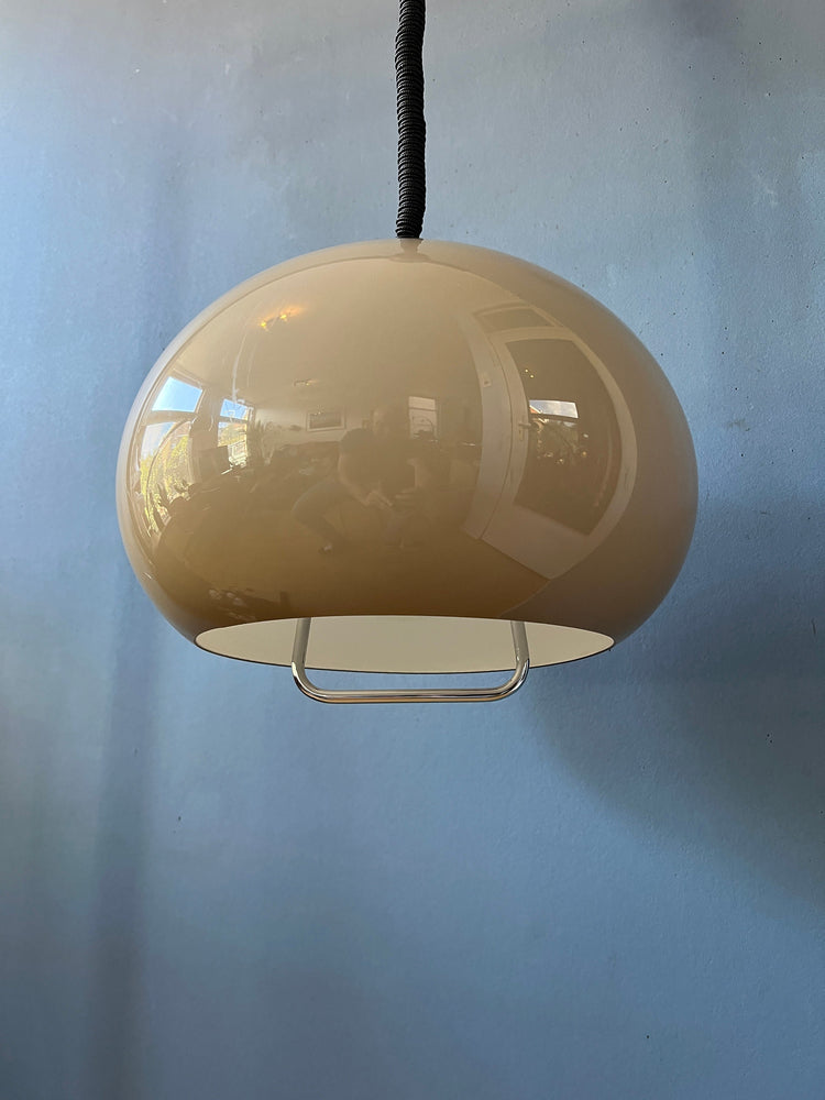 Mid Century Dijkstra Pendant Lamp / 70s Space Age Light Fixture