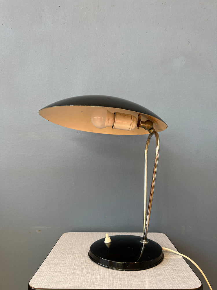 Black Bauhaus Metal Desk Lamp