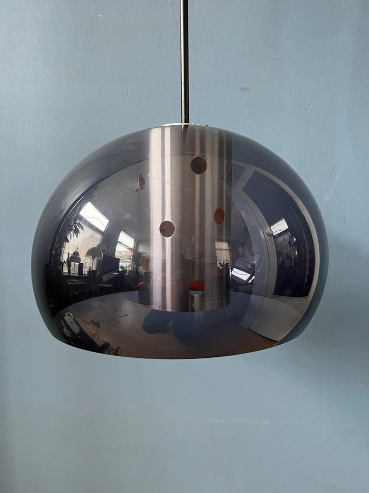 Mid Century Herda Space Age Mushroom Pendant Light