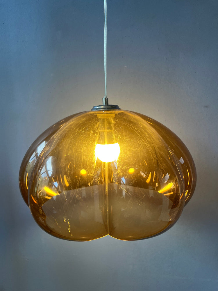Vintage Herda Space Age Pendant Light | Mid Century Lamp | Retro 70s Lighting