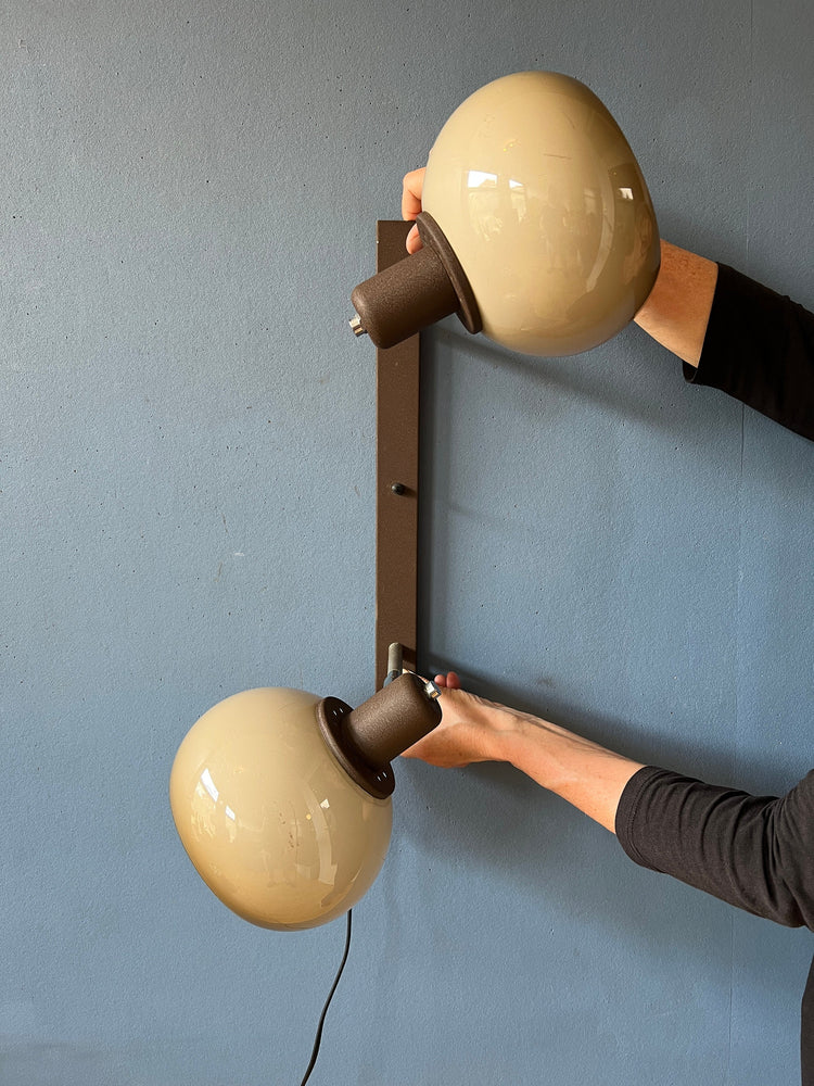 Mid Century Herda Mushroom Wall Lamp / Space Age Lighting / Vintage Retro Light