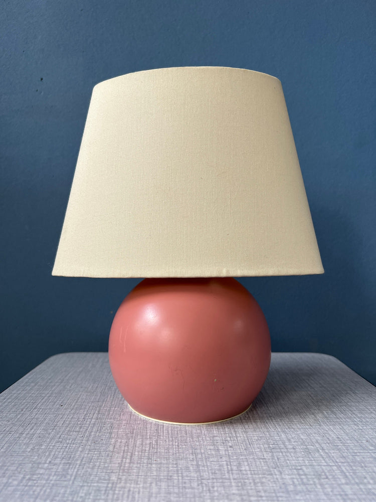 Small Pink Eclectic Desk Lamp