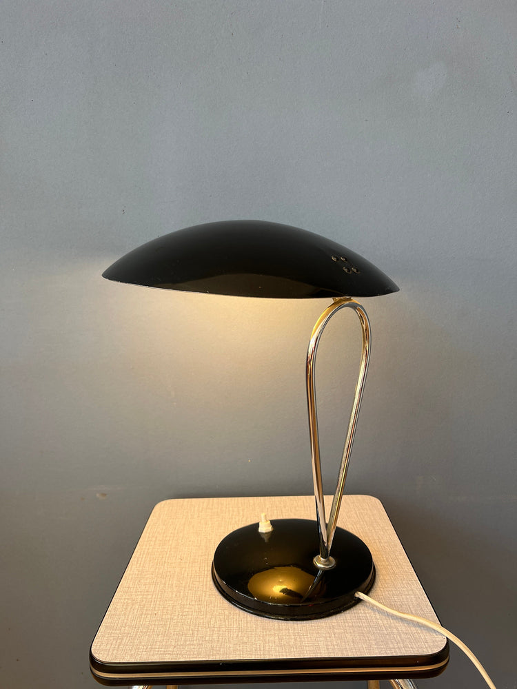 Black Bauhaus Metal Desk Lamp