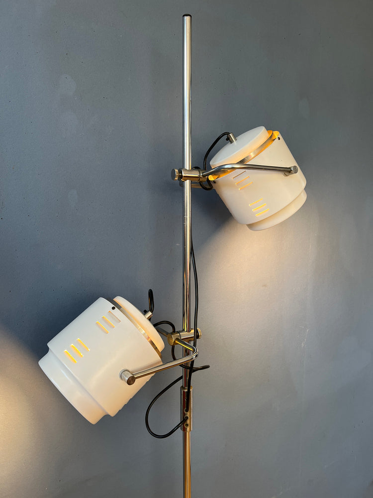 Space Age Floor Lamp / Mid Century Herda Standing Light