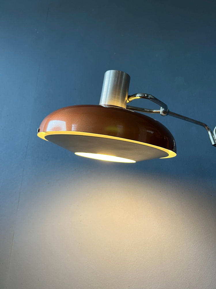Vintage Lakro Swing-Arm Wall Lamp / Space Age Lamp / Mid Century Lamp