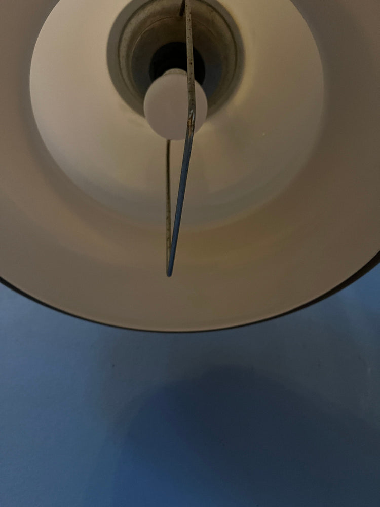 Mid Century Space Age Pendant Lamp - Vintage Beige Light Fixture