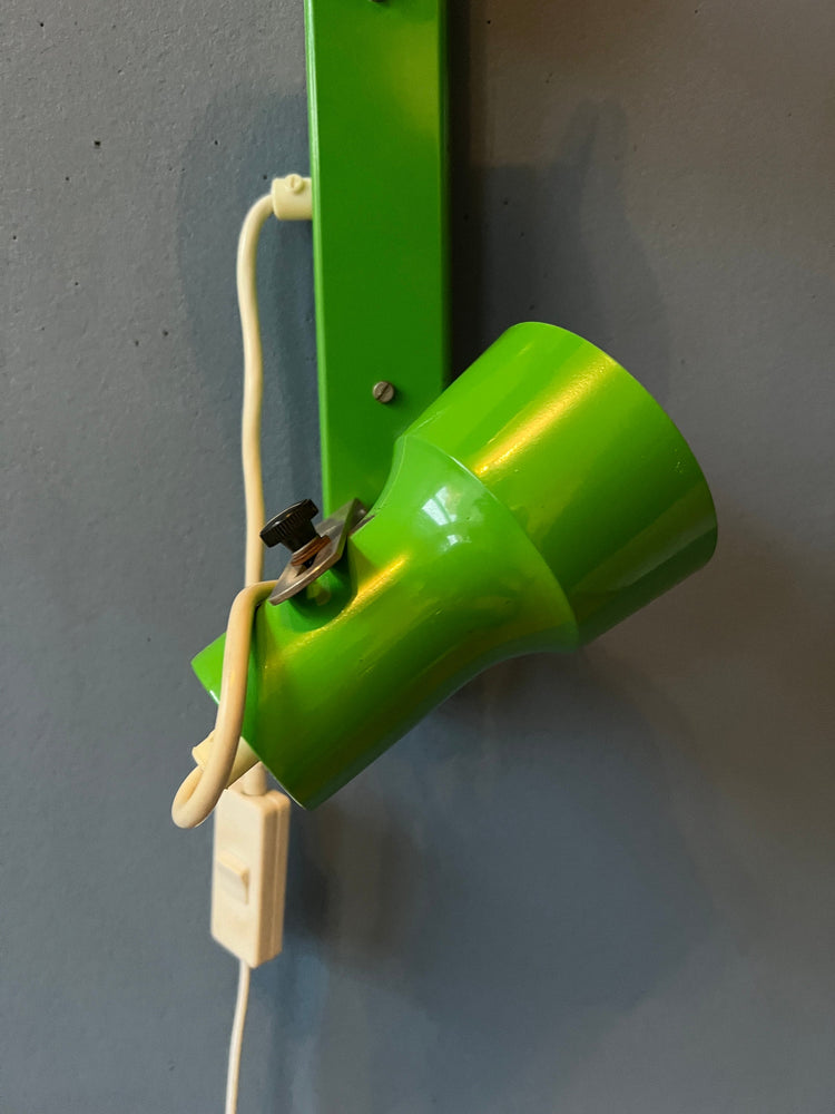 Vintage Green Space Age Wall Light