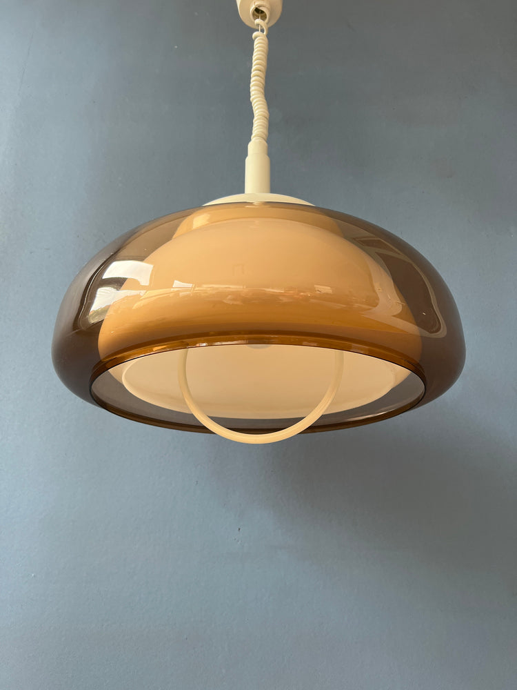 Herda Space Age Pendant Lamp / Mid Century Light Fixture